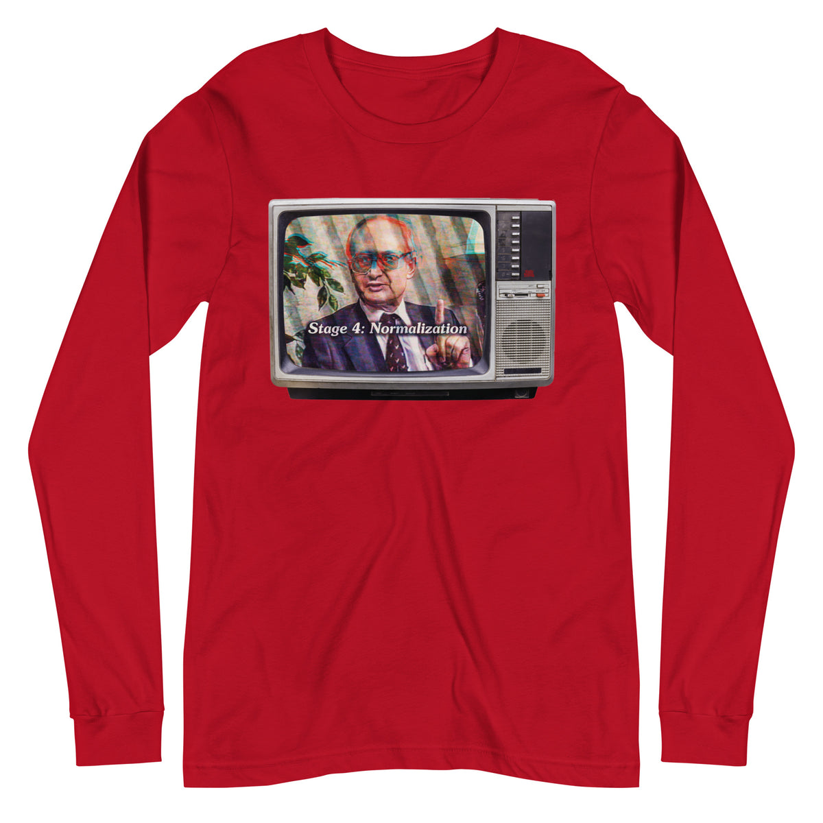 Yuri Bezmenov The Fourth Stages of Ideological Subversion Long Sleeve Tee