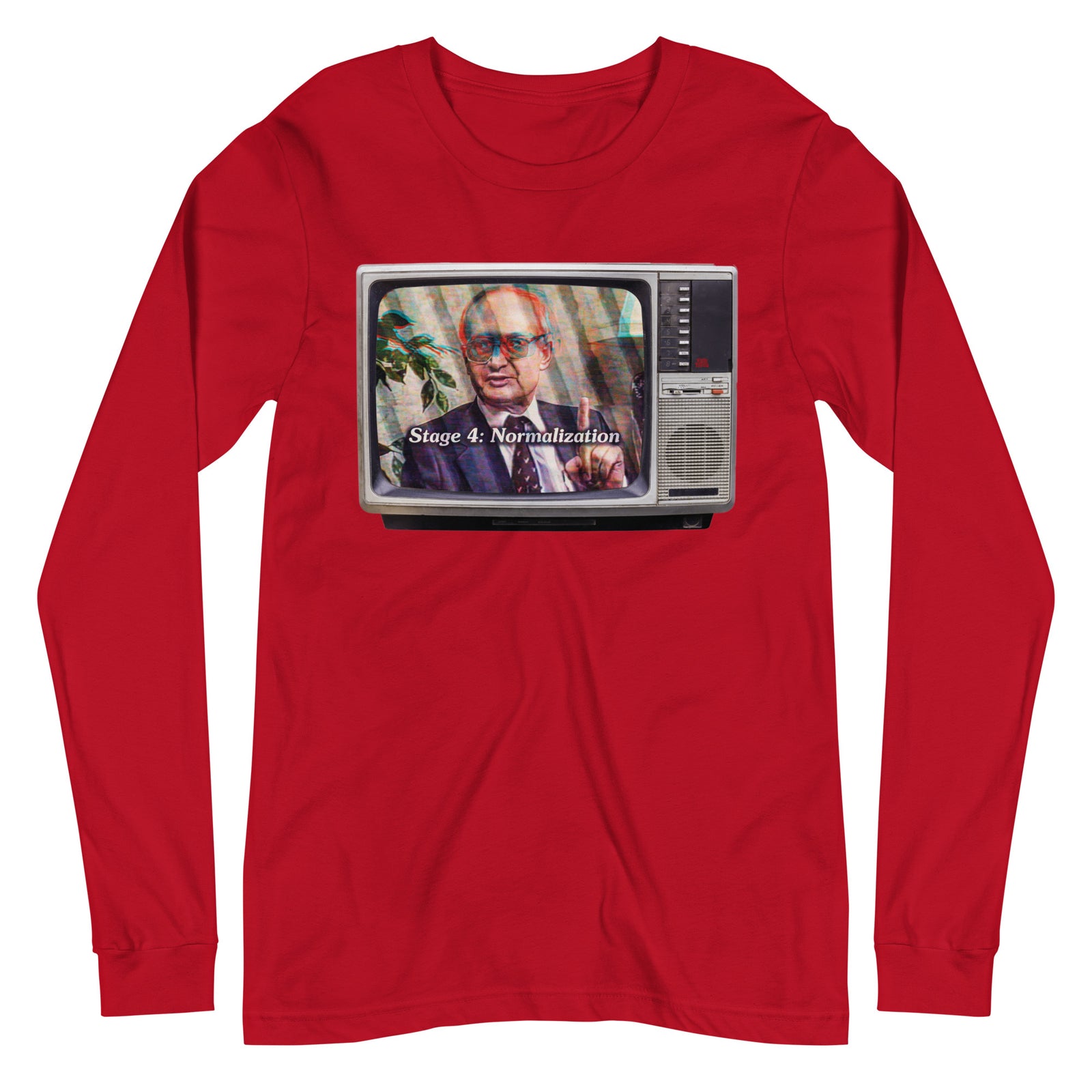 Yuri Bezmenov The Fourth Stages of Ideological Subversion Long Sleeve Tee