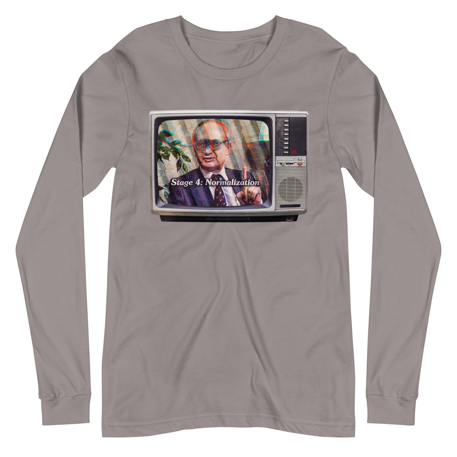 Yuri Bezmenov The Fourth Stages of Ideological Subversion Long Sleeve Tee