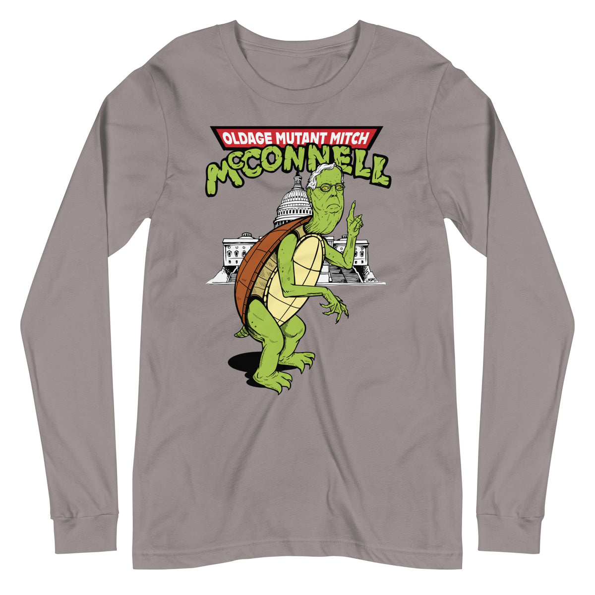 Old Age Mutant Mitch McConnell Long Sleeve Tee