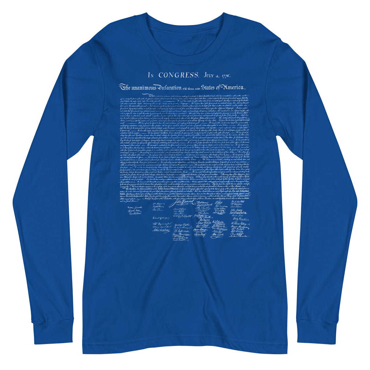 Declaration of Independence Long Sleeve Tee