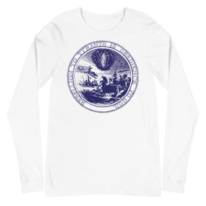 Rebellion to Tyrants is Obedience To God Franklin Motto Long Sleeve Tee