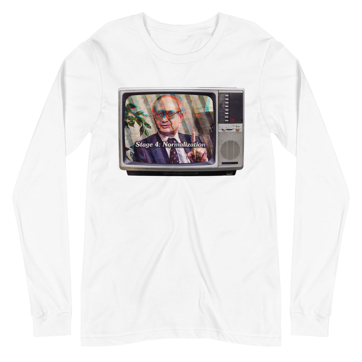 Yuri Bezmenov The Fourth Stages of Ideological Subversion Long Sleeve Tee