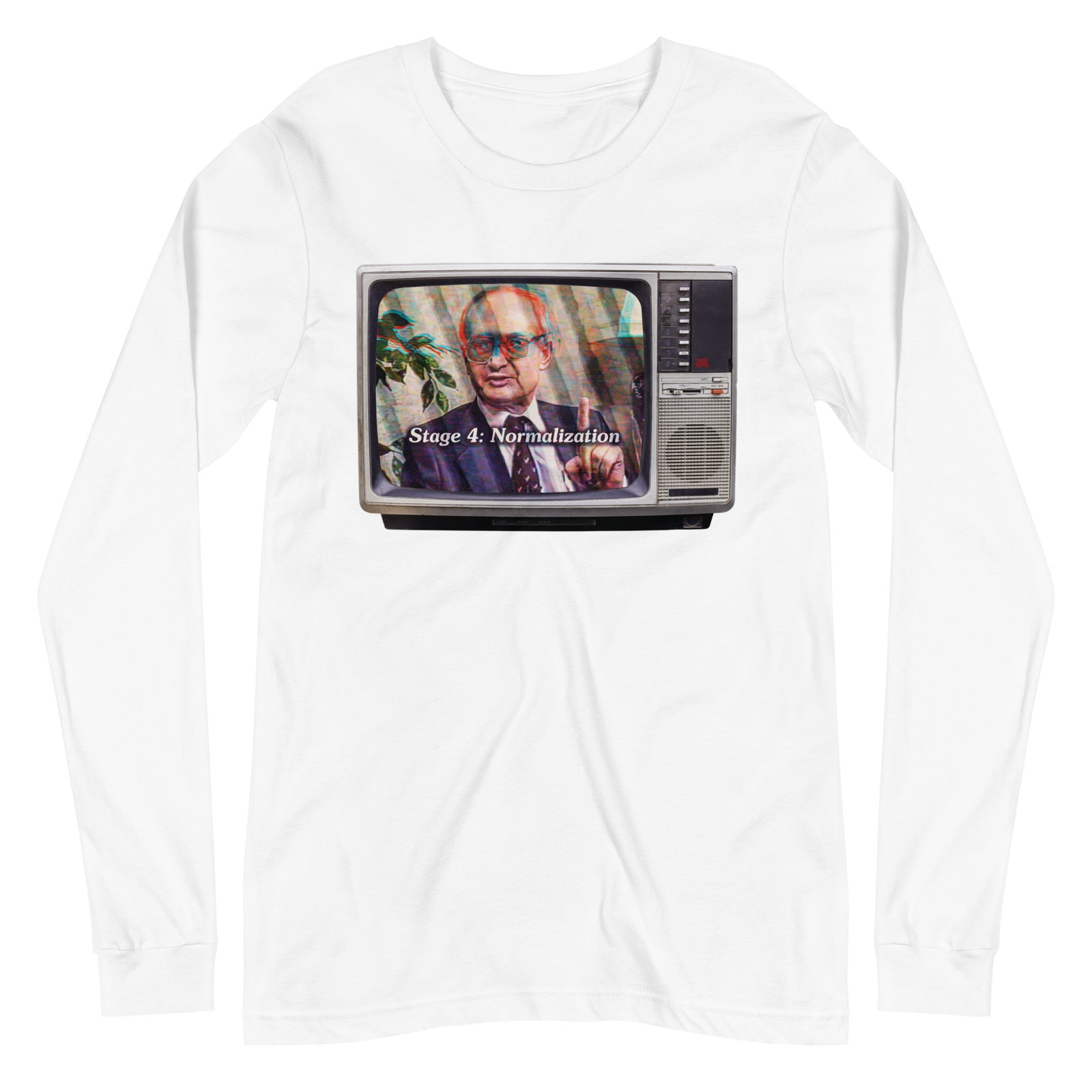 Yuri Bezmenov The Fourth Stages of Ideological Subversion Long Sleeve Tee