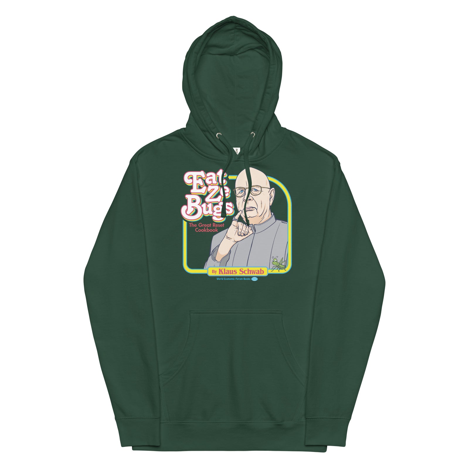 Eat Ze Bugs Great Reset Cookbook with Klaus Unisex Hoodie