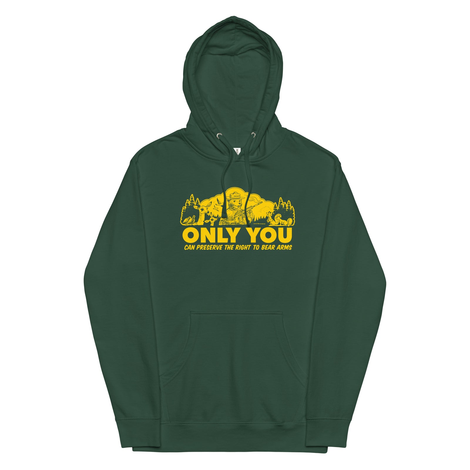 Only You Can Protect the Right to Bear Arm Unisex Midweight Hoodie