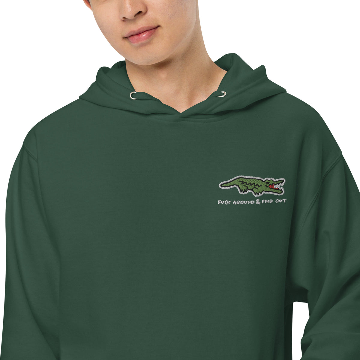 F Around and Find Out Alligator Midweight Hoodie