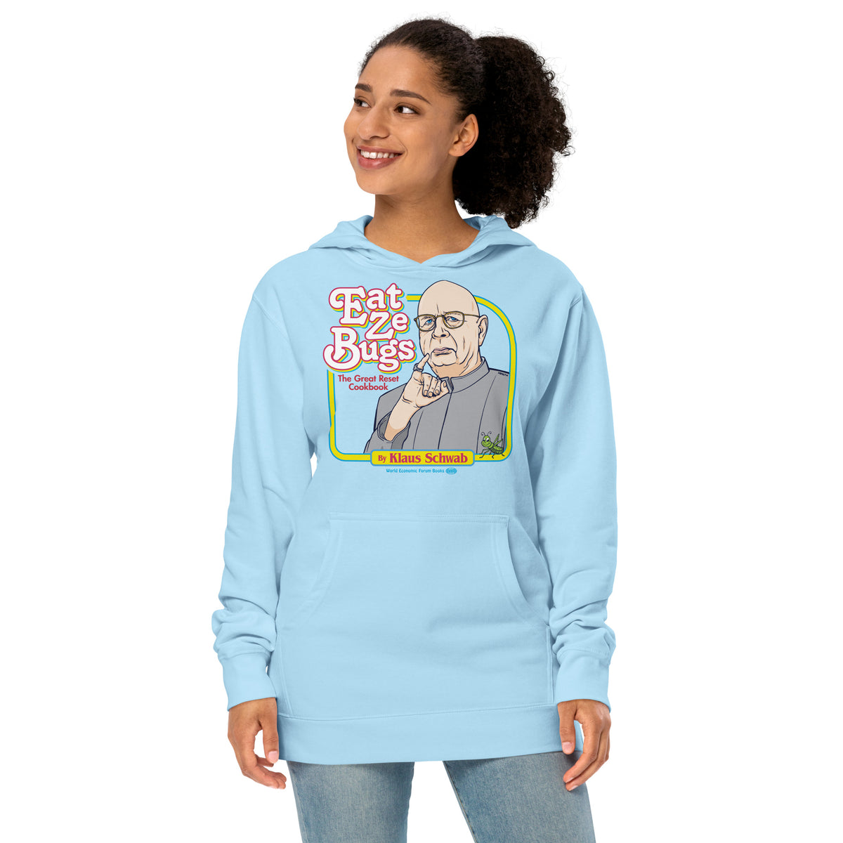 Eat Ze Bugs Great Reset Cookbook with Klaus Unisex Hoodie