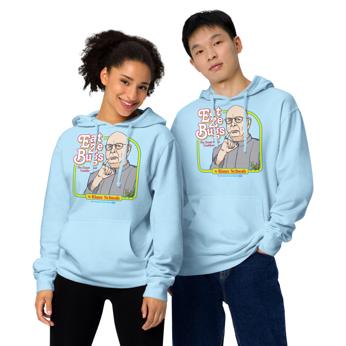 Eat Ze Bugs Great Reset Cookbook with Klaus Unisex Hoodie
