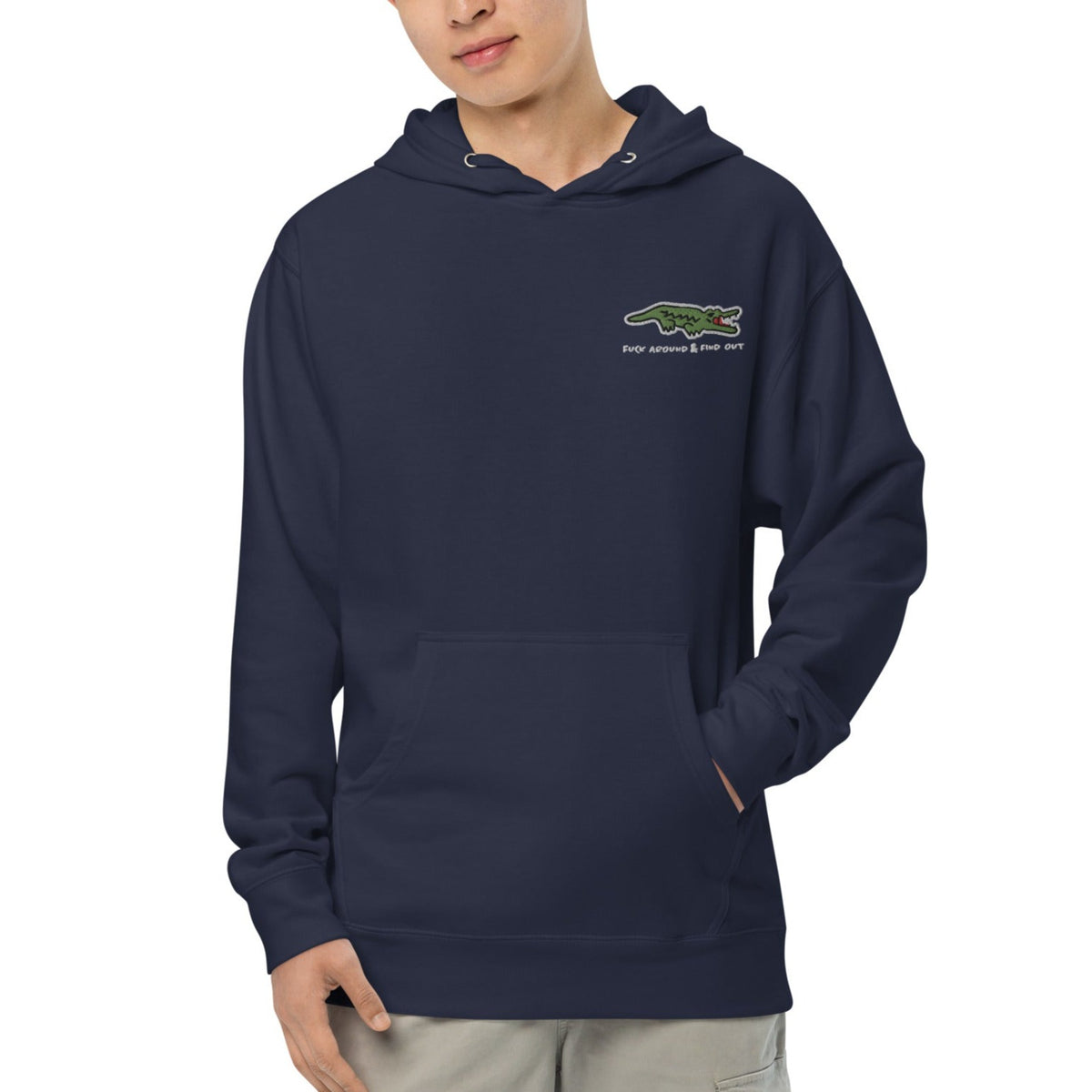 F Around and Find Out Alligator Midweight Hoodie