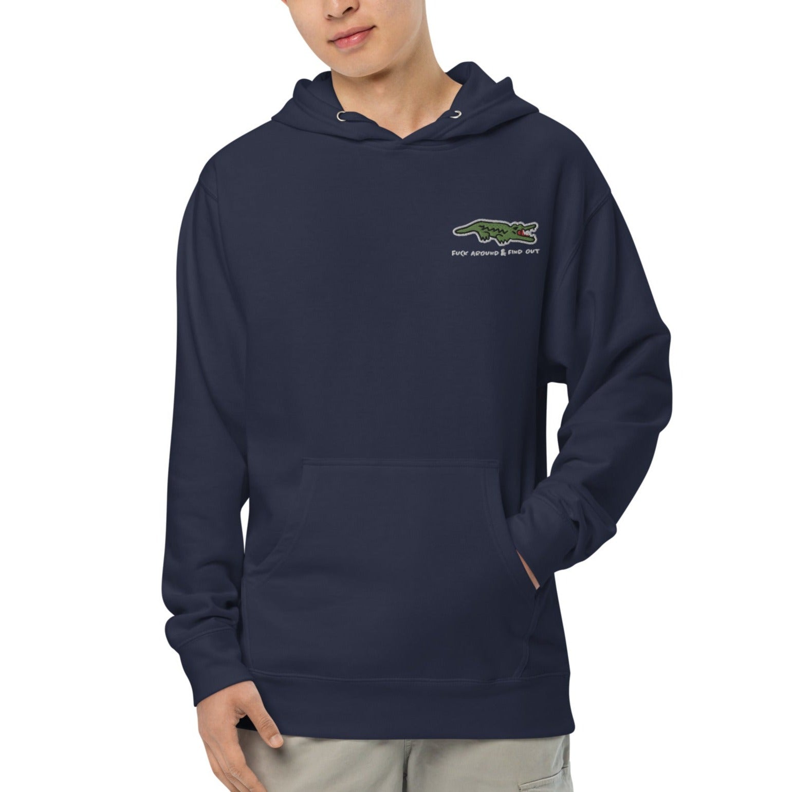 F Around and Find Out Alligator Midweight Hoodie
