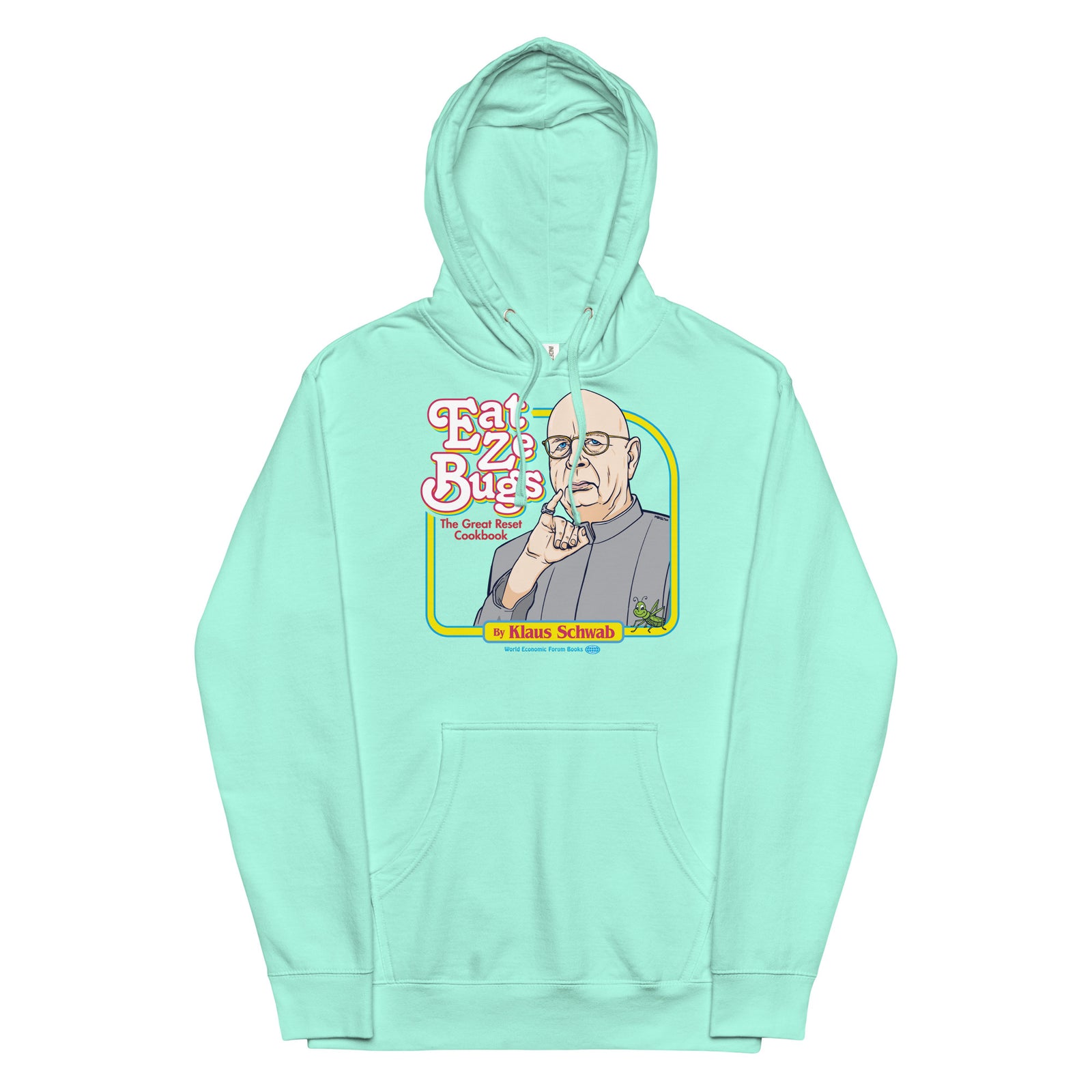 Eat Ze Bugs Great Reset Cookbook with Klaus Unisex Hoodie