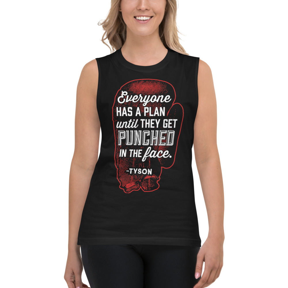 Plans &amp; Punches Tyson Quote Muscle Shirt
