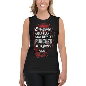 Plans & Punches Tyson Quote Muscle Shirt