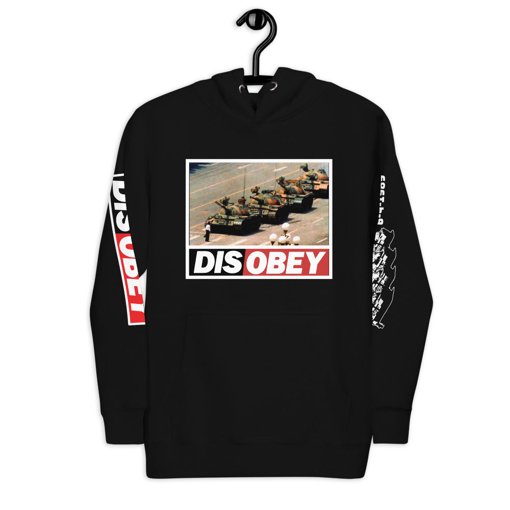 Tank Man DISOBEY 30th Anniversary Unisex Pullover Hoodie