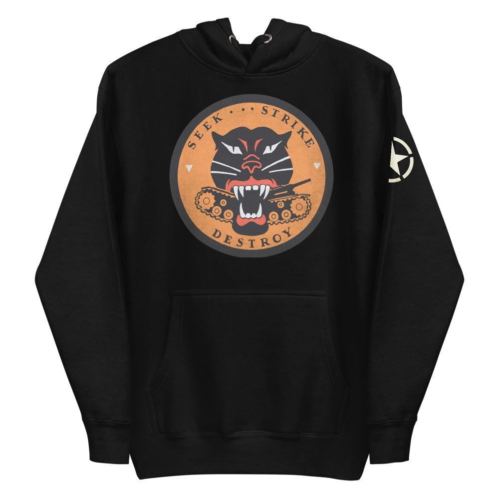 Seek and Destroy WW2 Tank Destroyer Hoodie