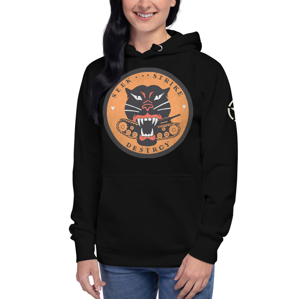 Seek and Destroy WW2 Tank Destroyer Hoodie