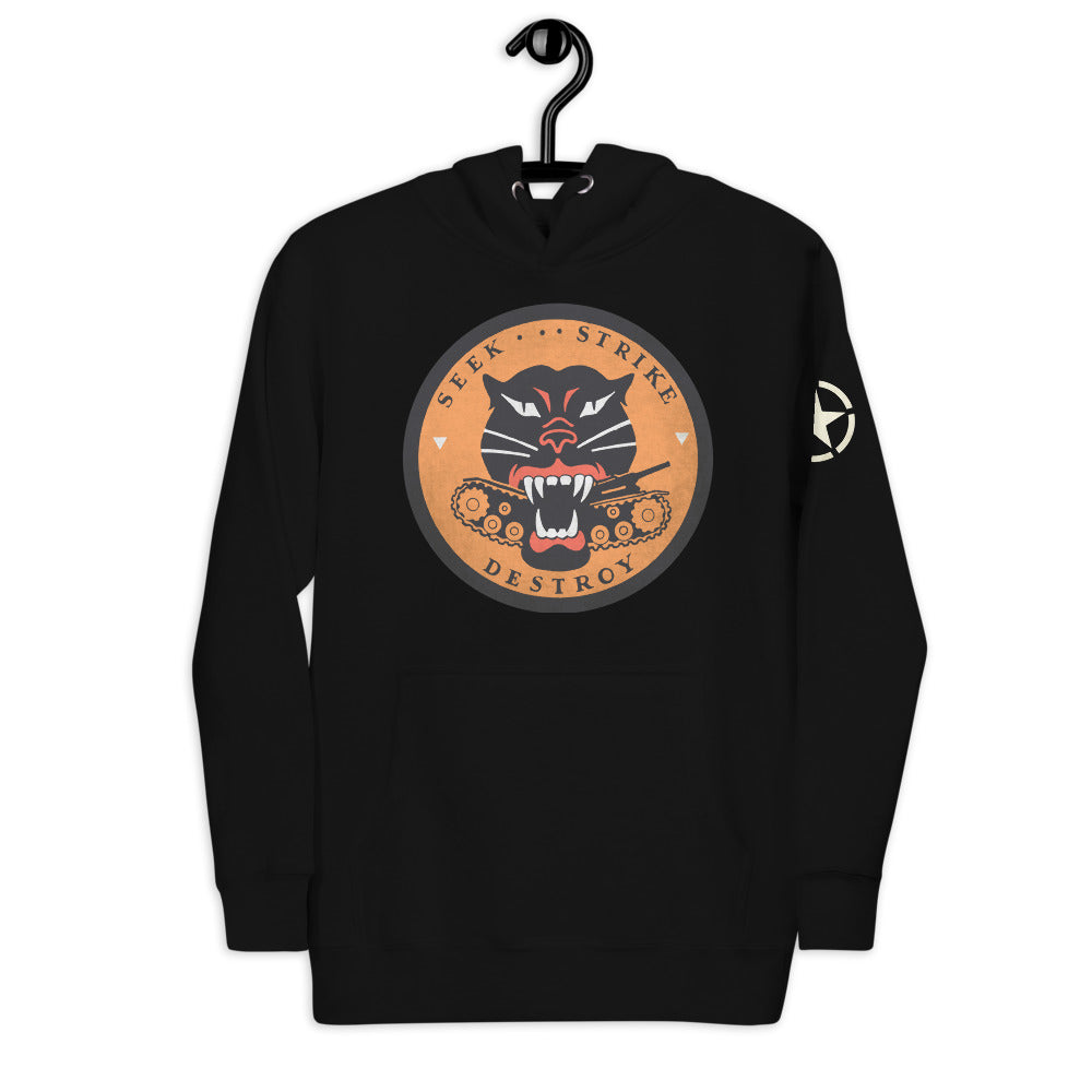 Seek and Destroy WW2 Tank Destroyer Hoodie