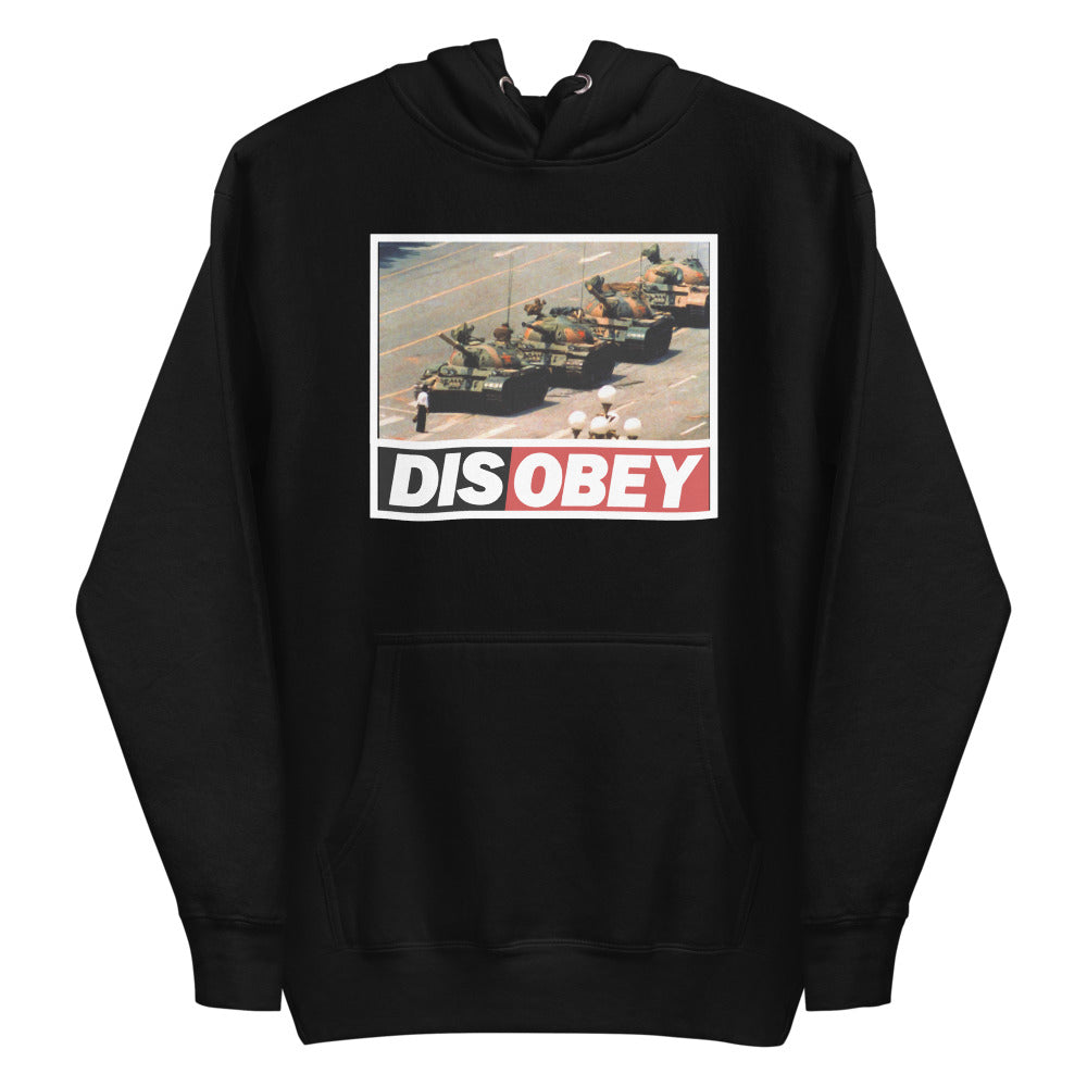 Tank Man DISOBEY Athletic Unisex Hoodie