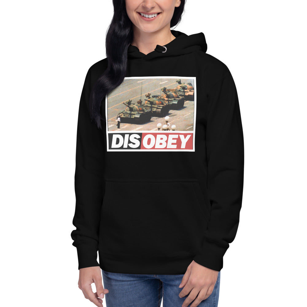Tank Man DISOBEY Athletic Unisex Hoodie