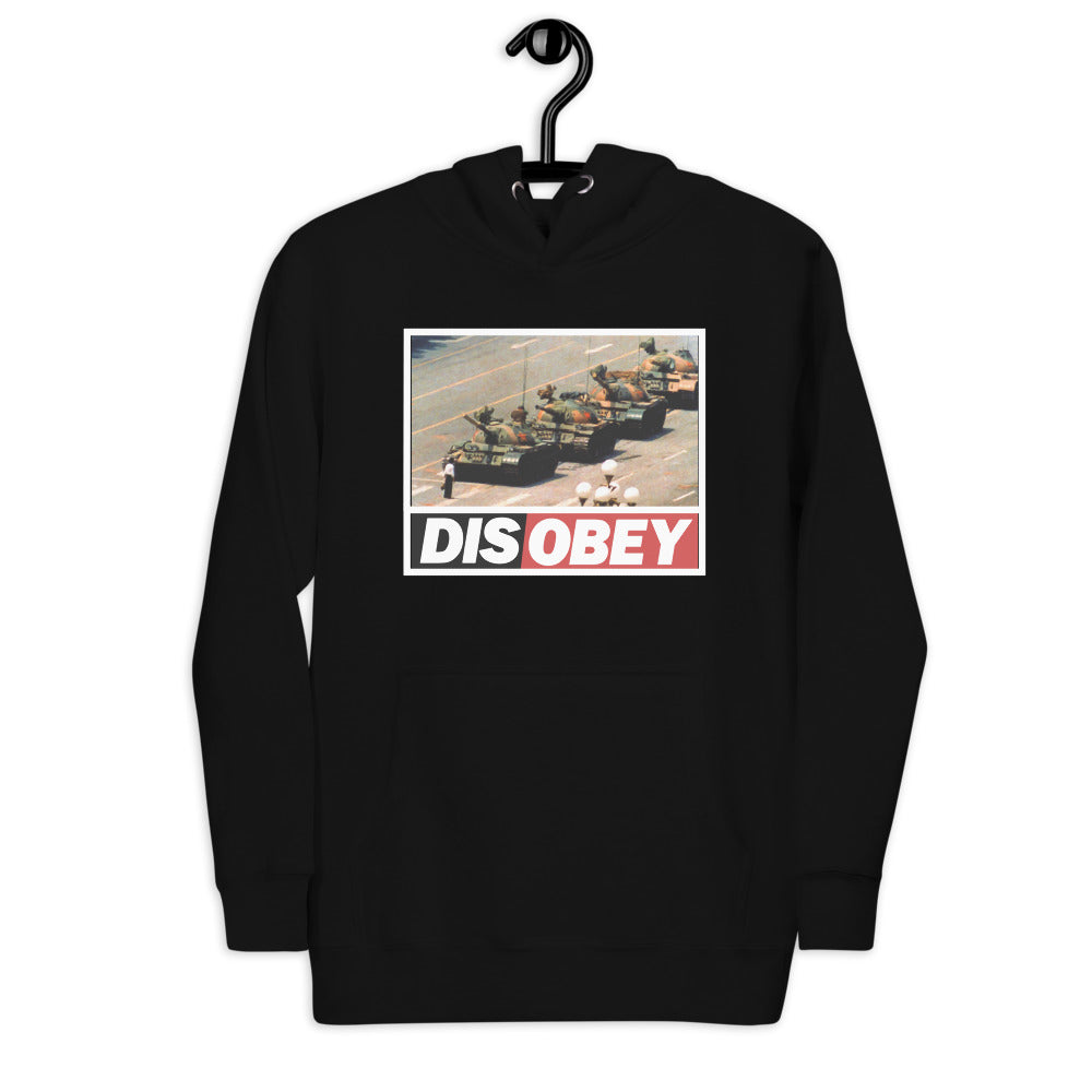 Tank Man DISOBEY Athletic Unisex Hoodie