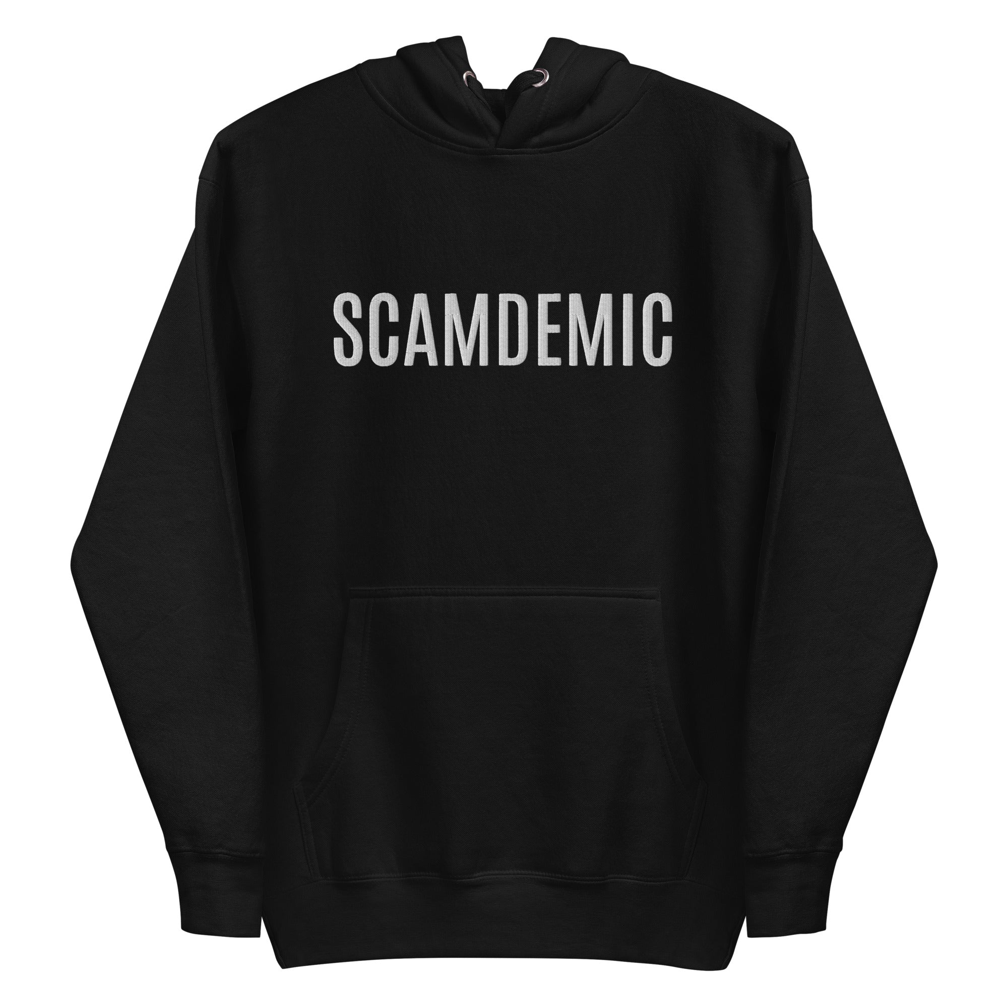 Scamdemic Embroidered Unisex Hoodie