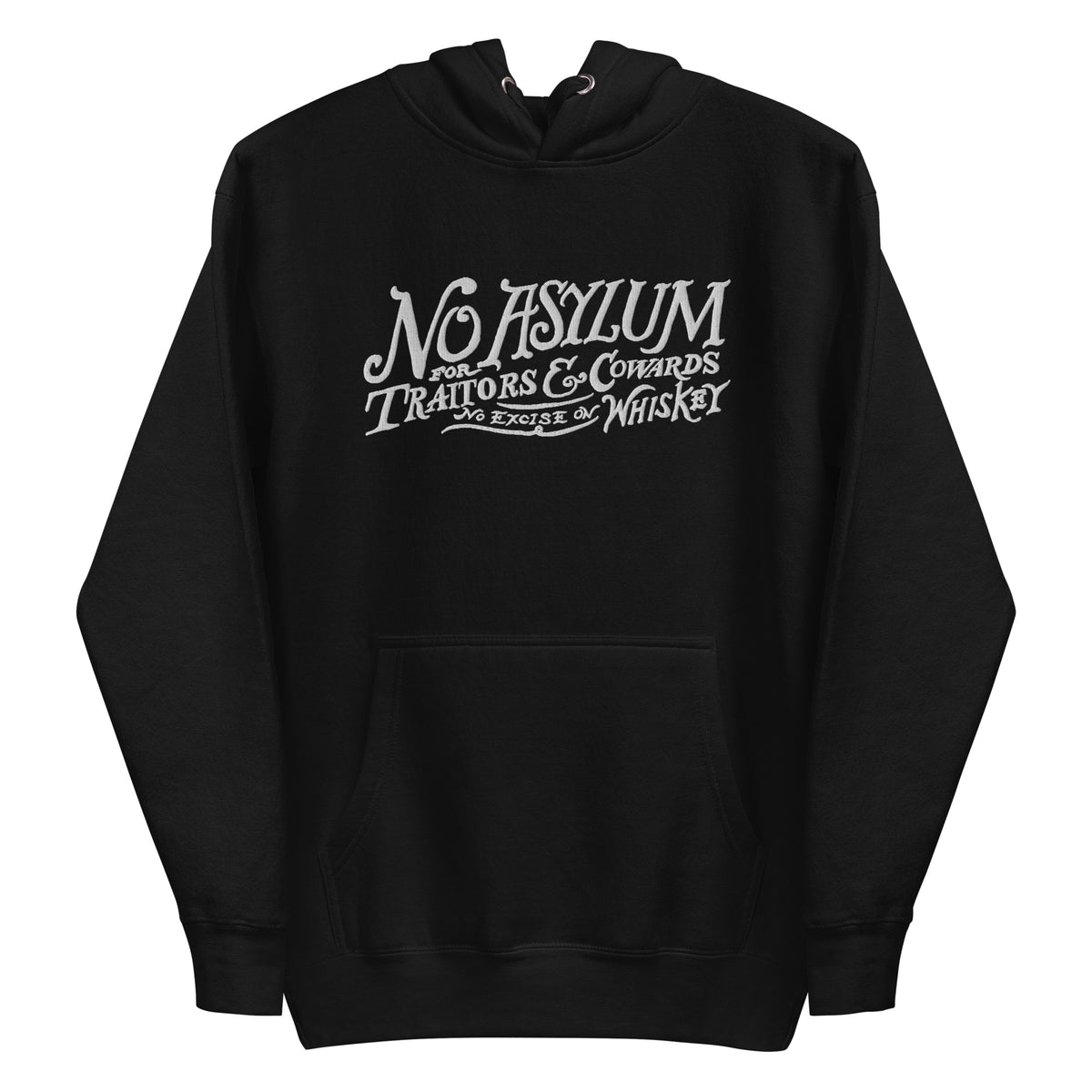 Whiskey Rebellion Embroidered Unisex Hoodie