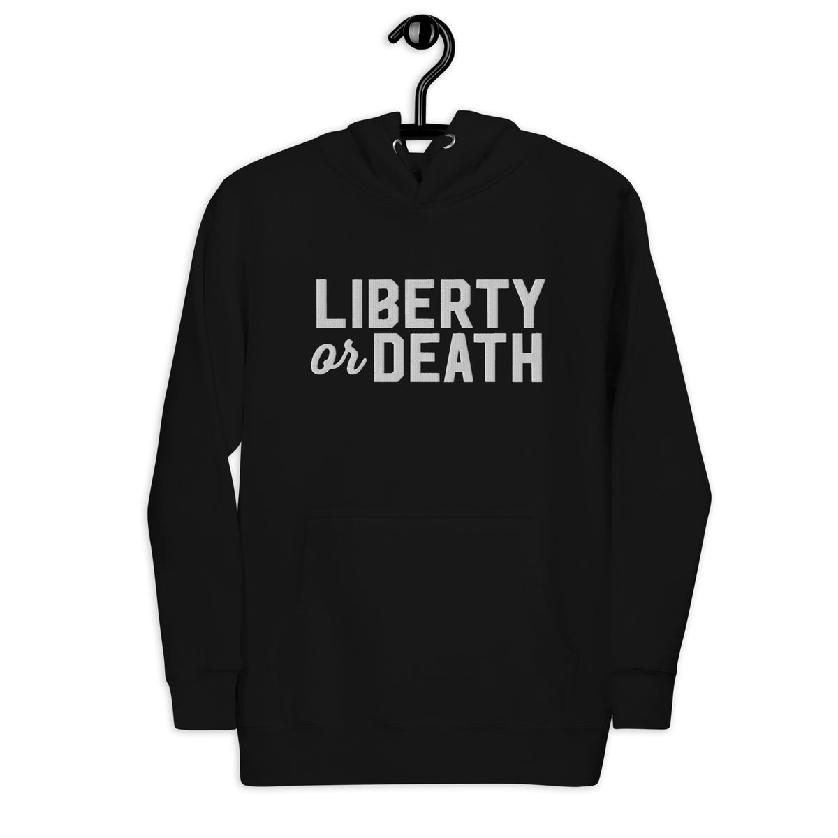 Liberty or Death Embroidered Unisex Hoodie