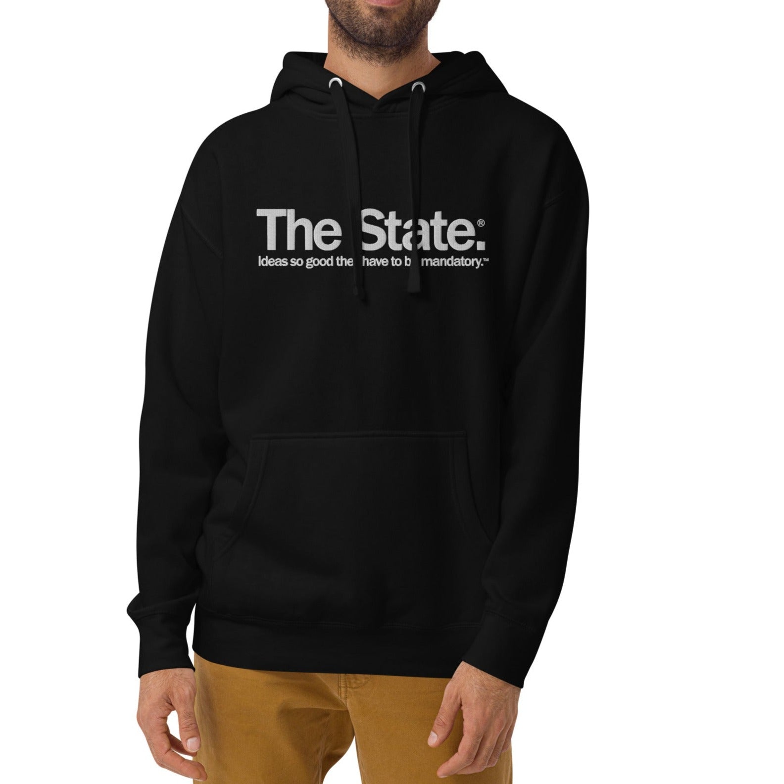 Mandatory Ideas Embroidered Unisex Hoodie