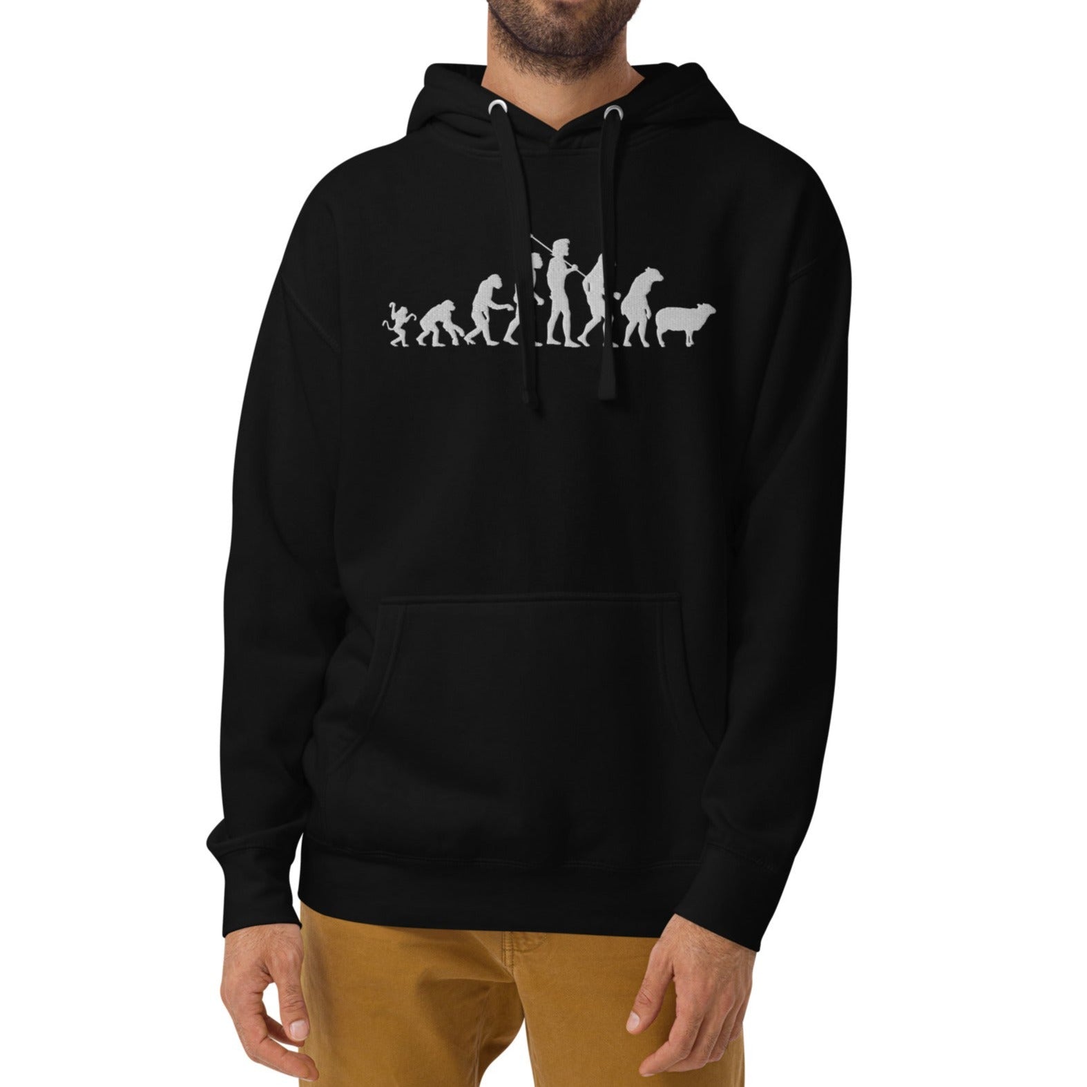 Modern Evolution Embroidered Hoodie