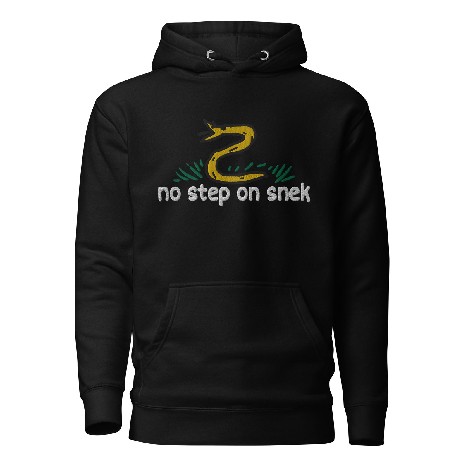 No Step on Snek Embroidered Unisex Hoodie