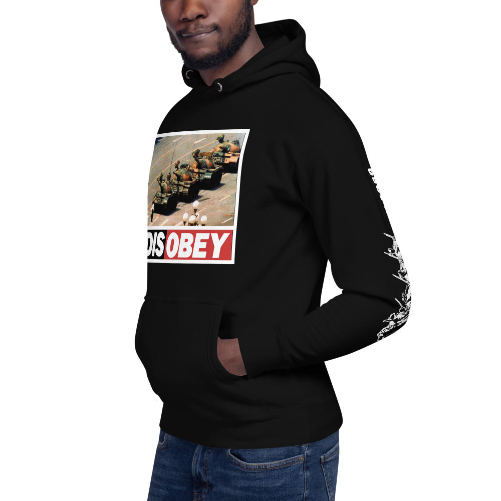 Tank Man DISOBEY 30th Anniversary Unisex Pullover Hoodie