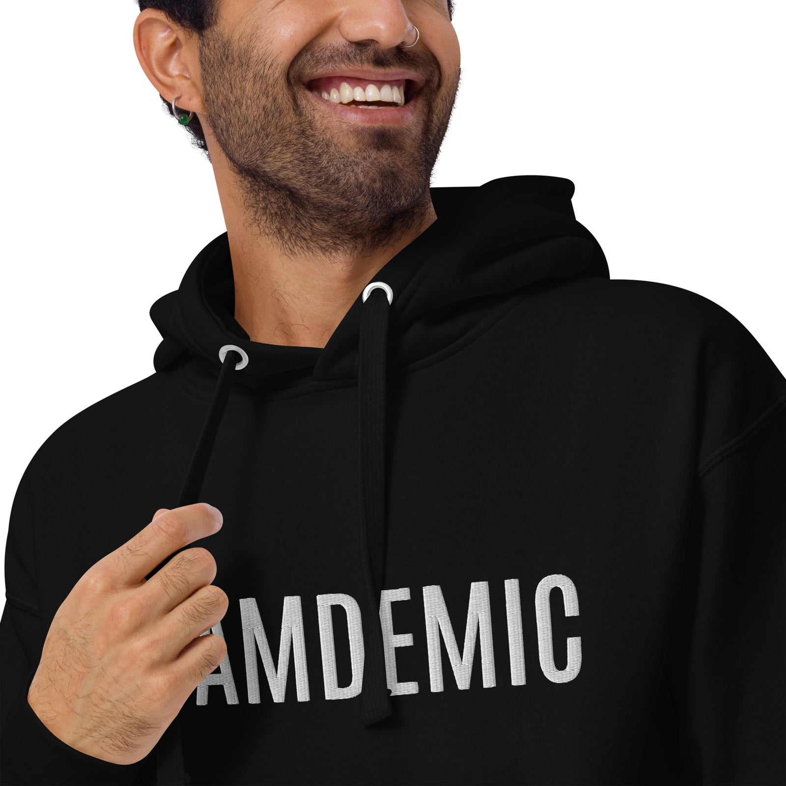 Scamdemic Embroidered Unisex Hoodie