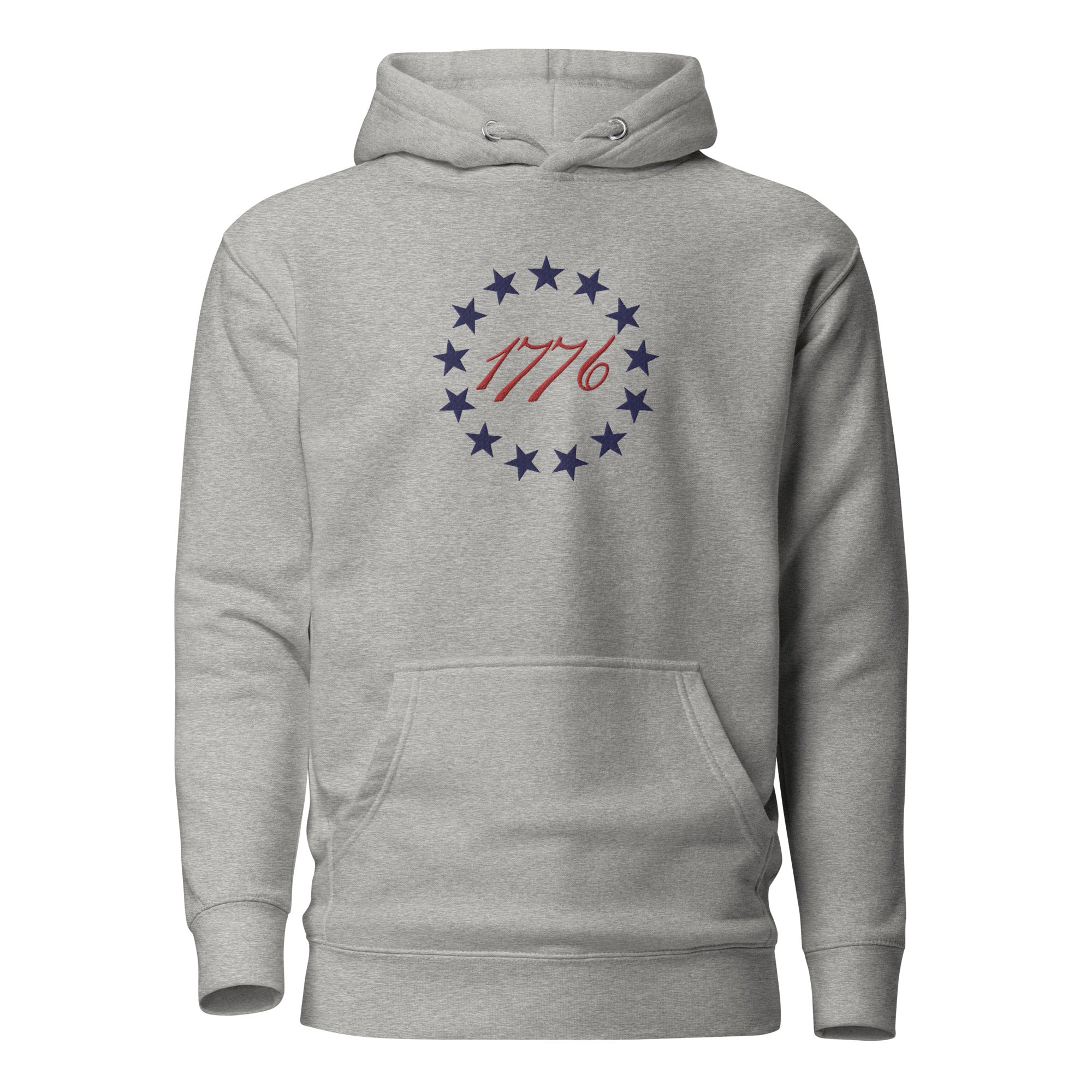 Betsy Ross 13 Stars 1776 Embroidered Hoodie