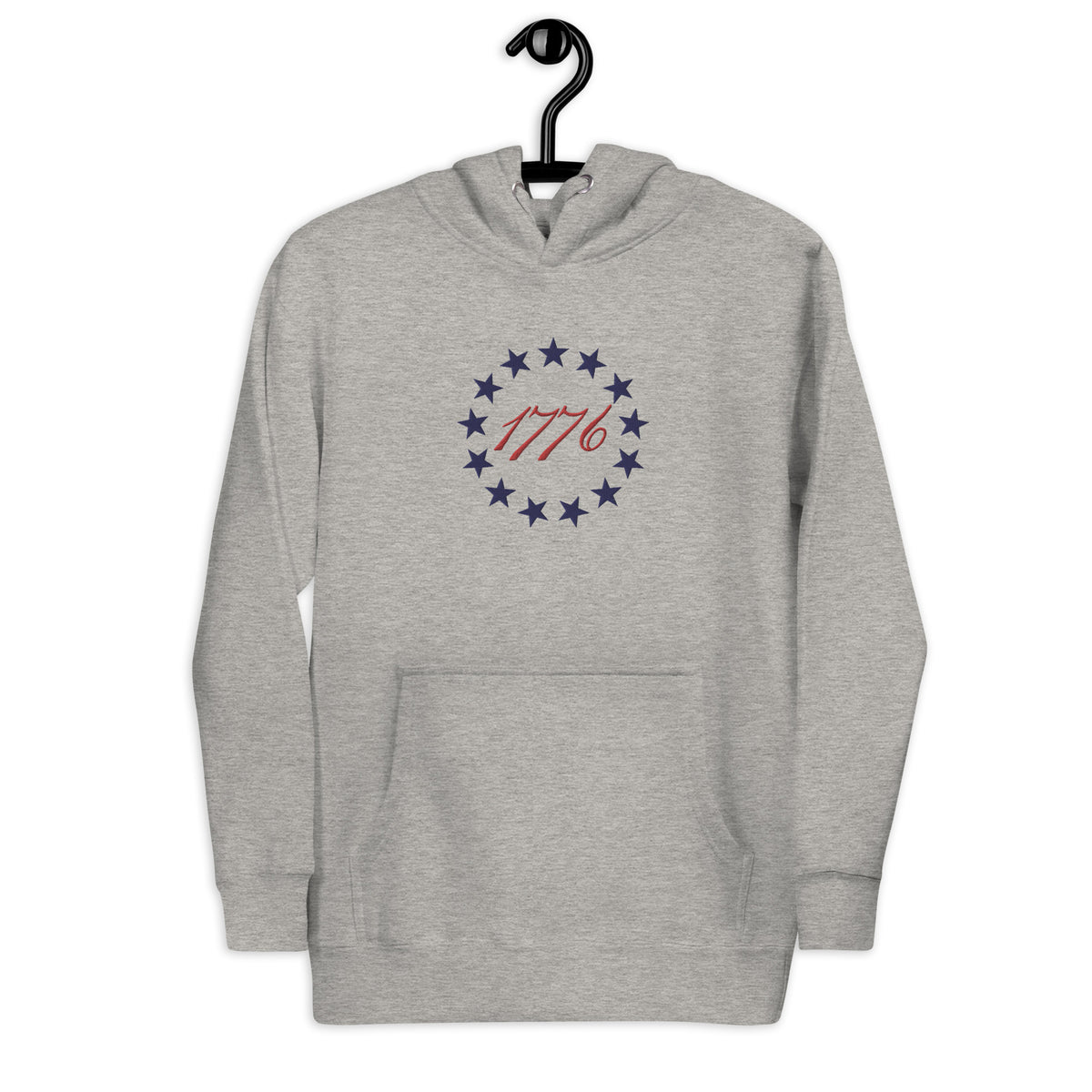 Betsy Ross 13 Stars 1776 Embroidered Hoodie