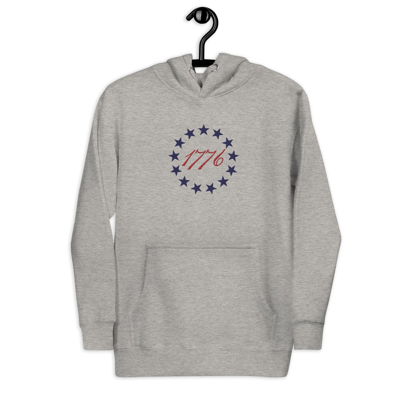 Betsy Ross 13 Stars 1776 Embroidered Hoodie