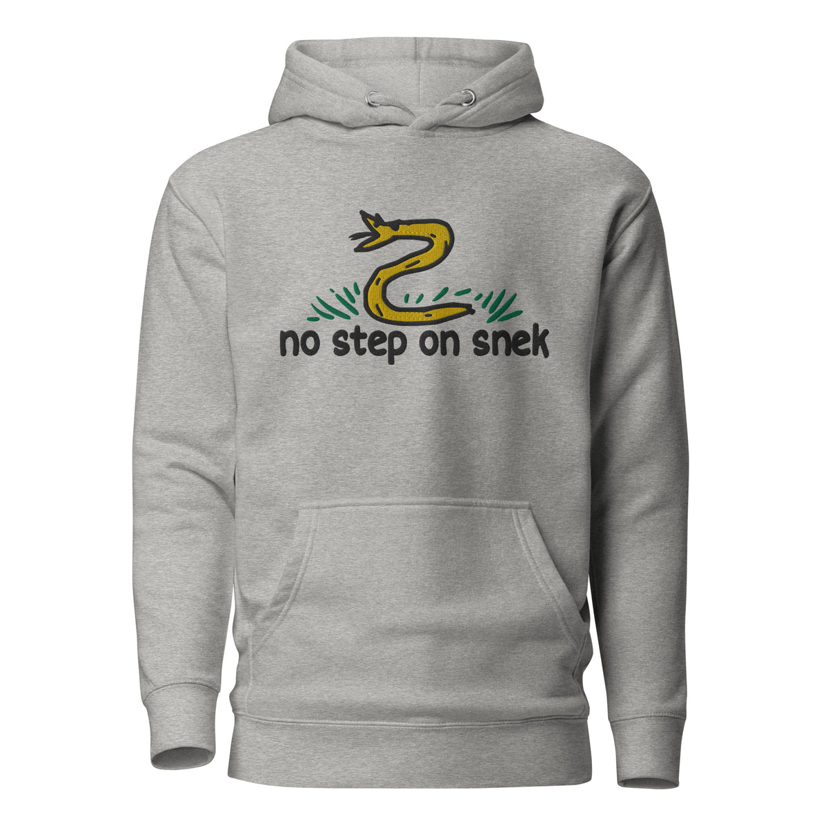 No Step on Snek Embroidered Unisex Hoodie
