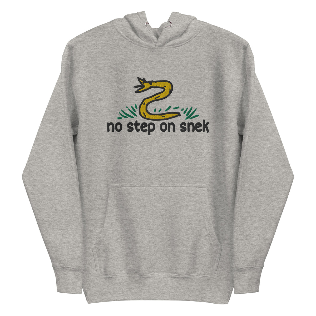 No Step on Snek Embroidered Unisex Hoodie