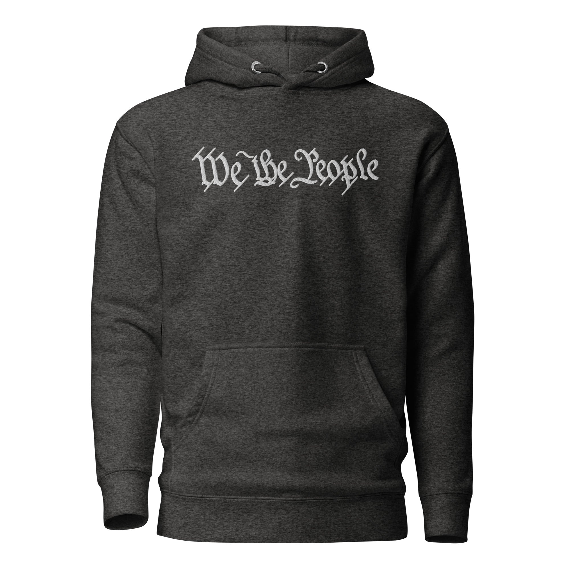 We the People Embroidered Hoodie