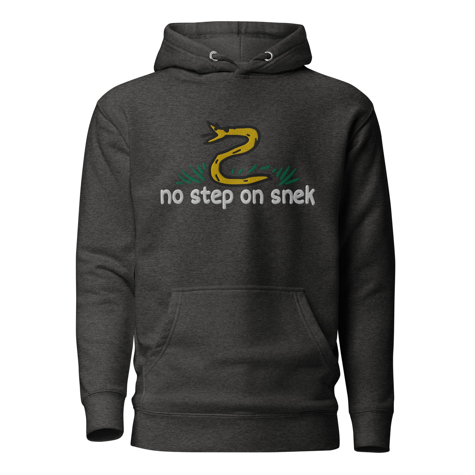 No Step on Snek Embroidered Unisex Hoodie