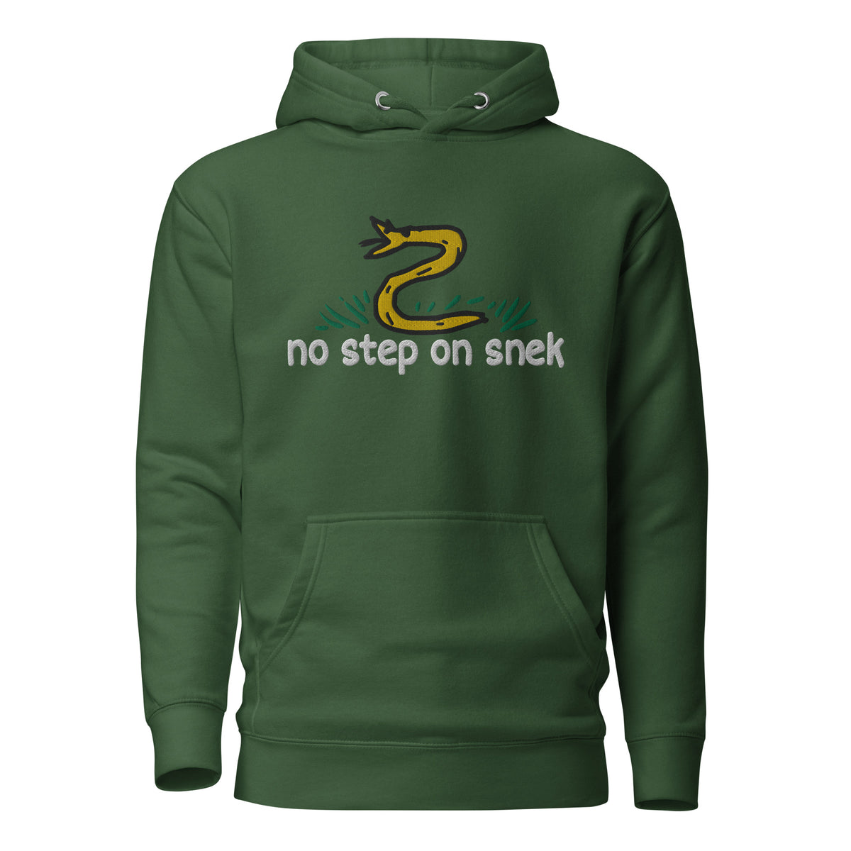 No Step on Snek Embroidered Unisex Hoodie