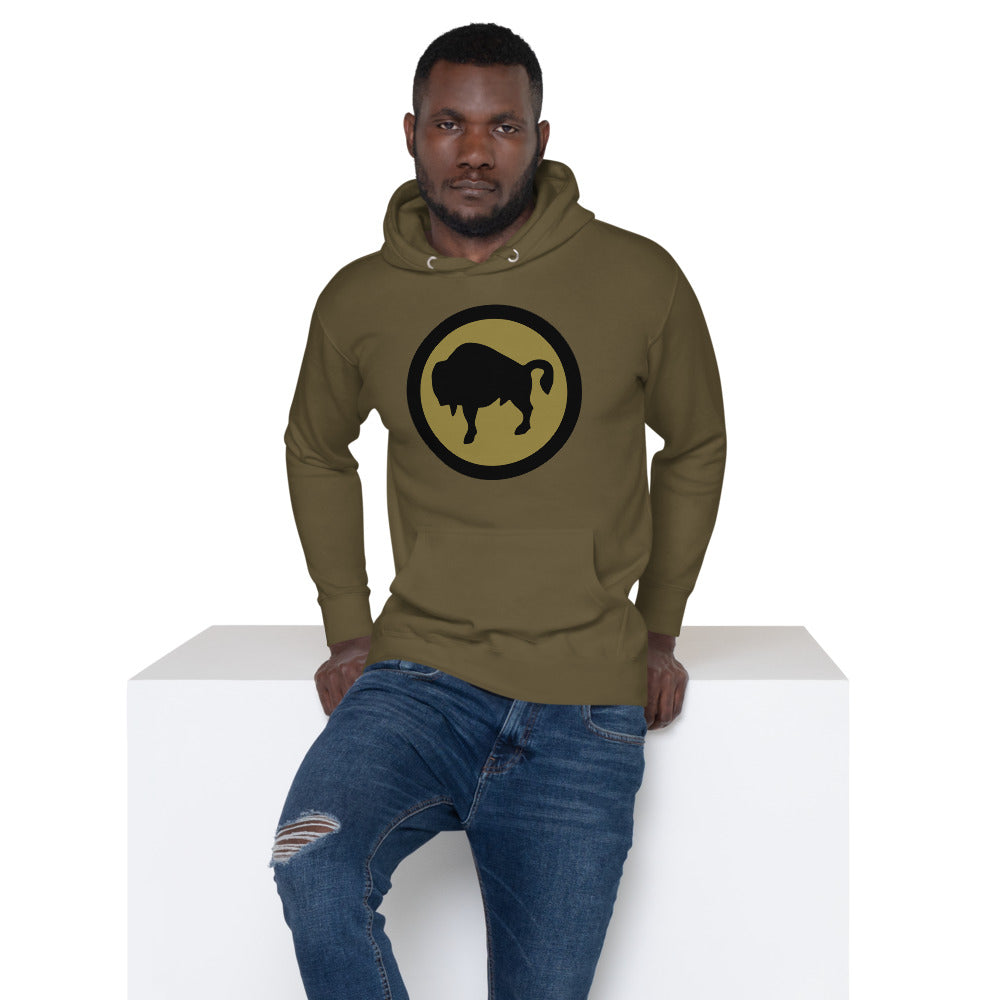 92nd Division Buffalo Soldier WWI Insignia Unisex Hoodie