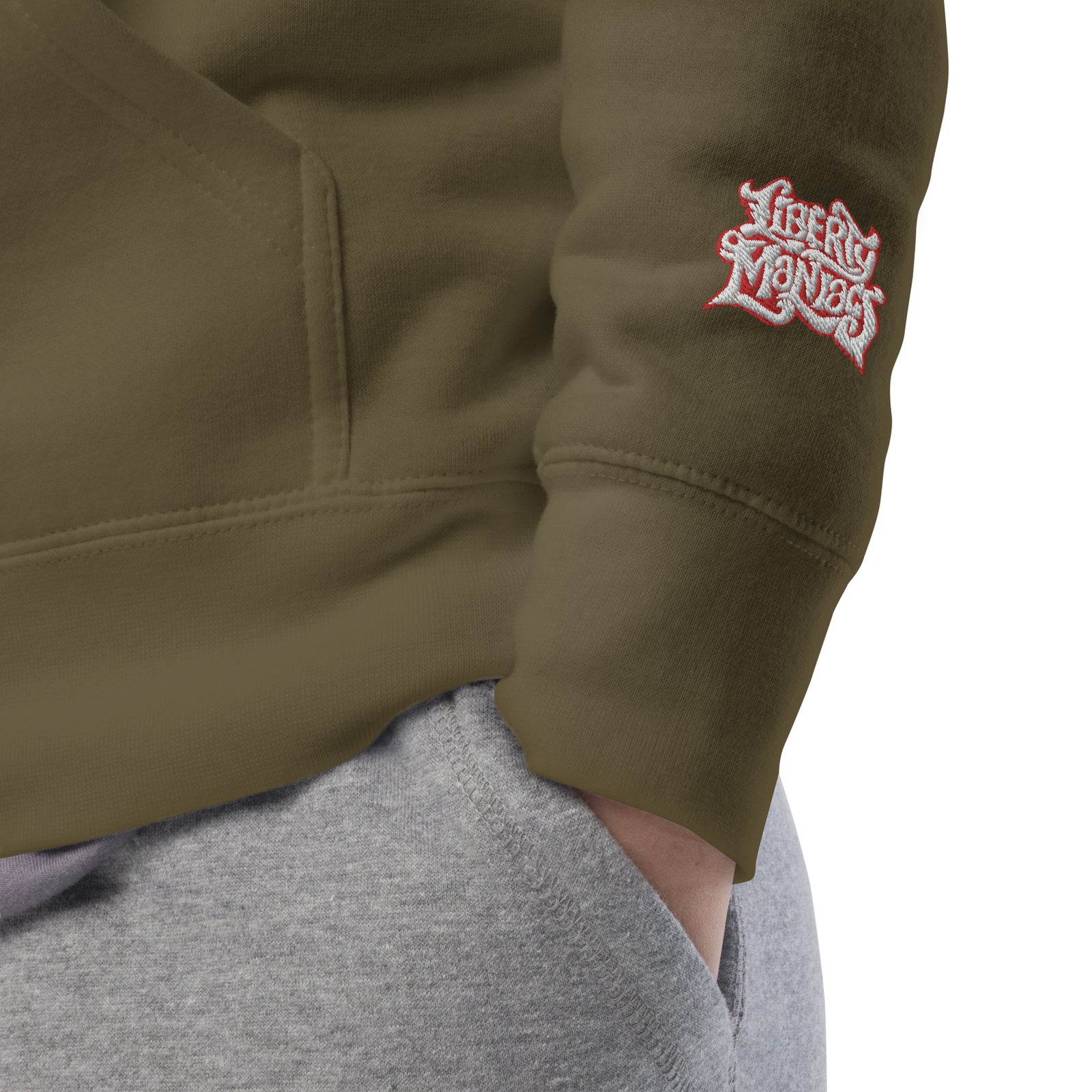 WW2 Circled Star Embroidered Hoodie