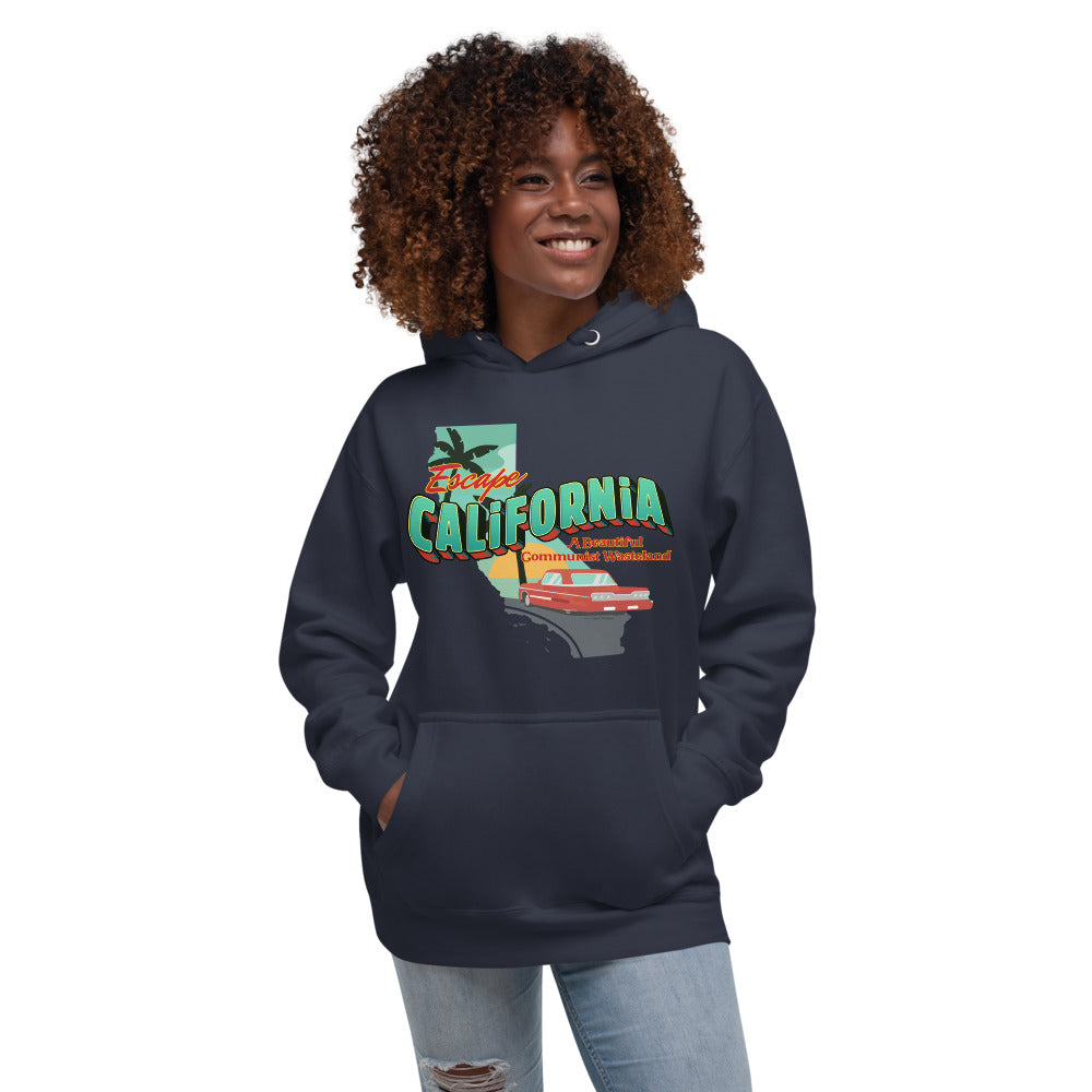 Escape California A Beautiful Communist Wasteland Unisex Hoodie