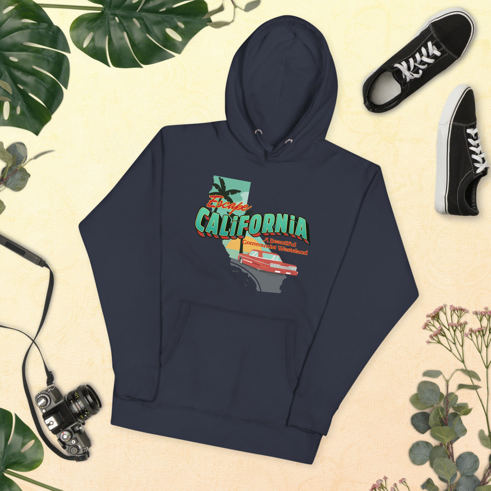 Escape California A Beautiful Communist Wasteland Unisex Hoodie