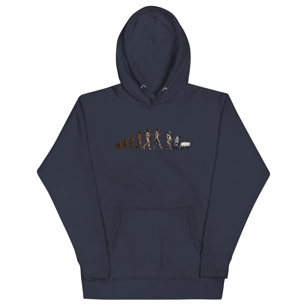 March of Devolution Sheeple Unisex Hoodie