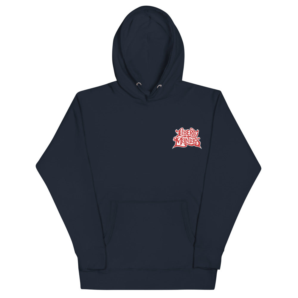 Liberty Maniacs Logo Embroidered Unisex Hoodie