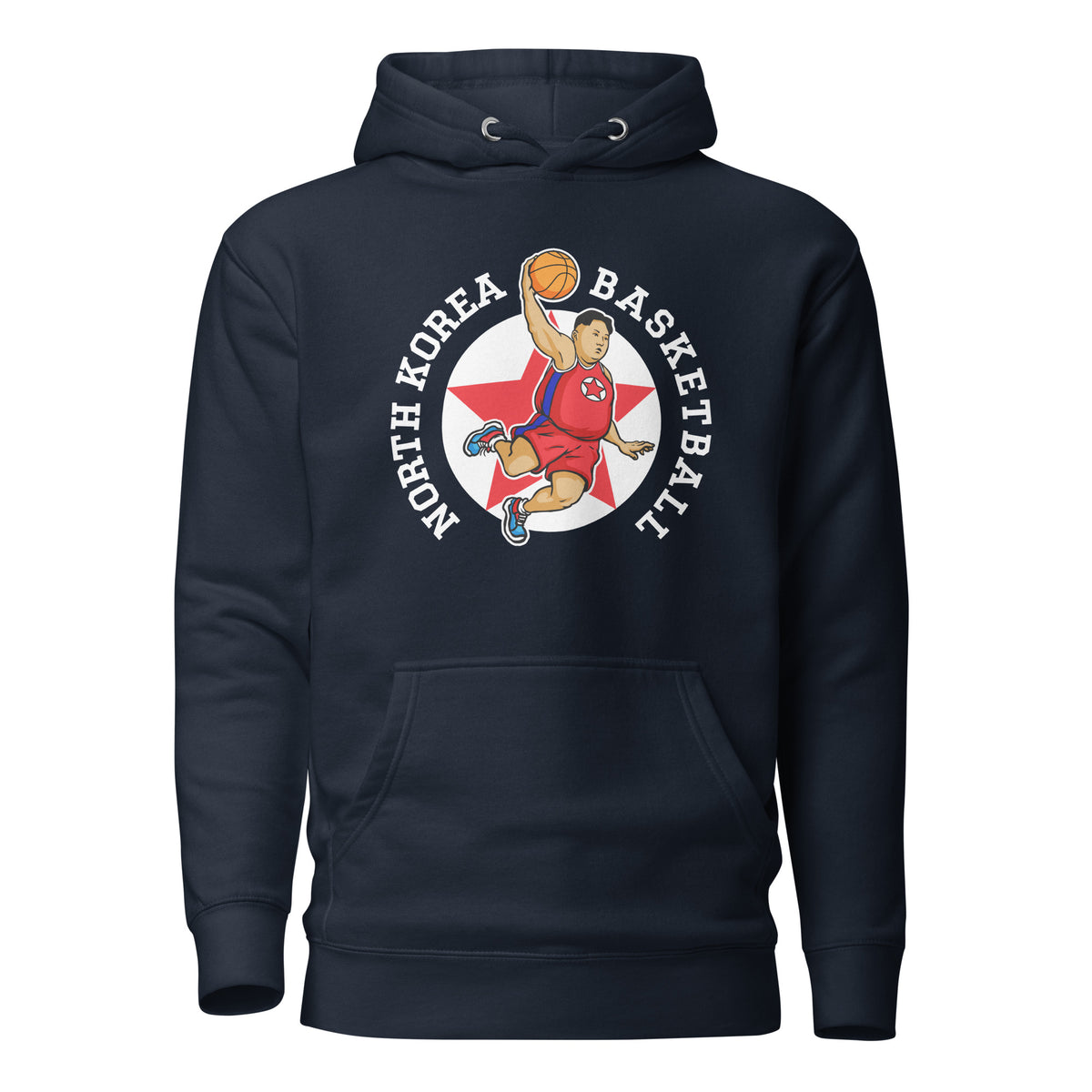 Air Un Rocketman North Korean Basketball Unisex Fleece Hoodie