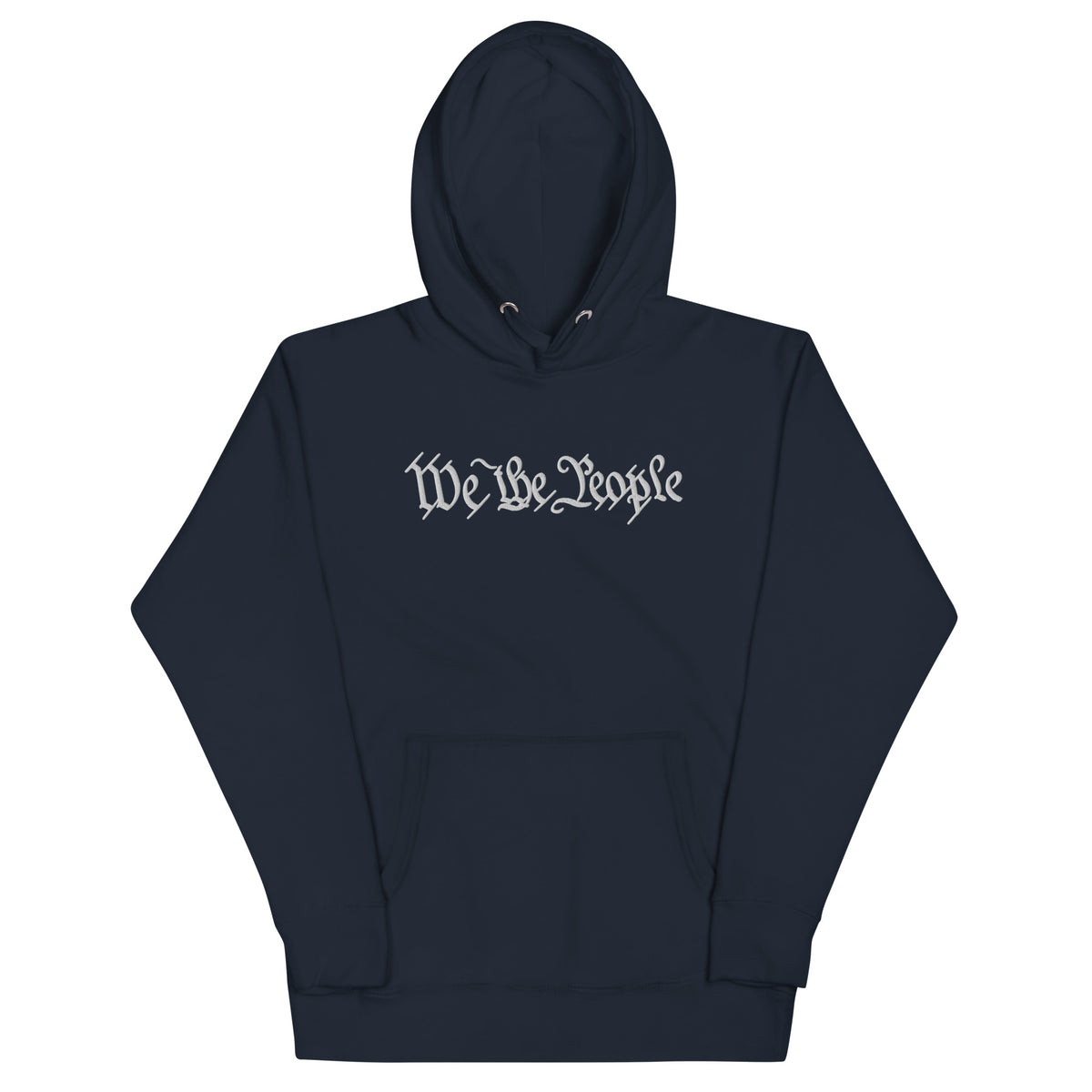 We the People Embroidered Hoodie