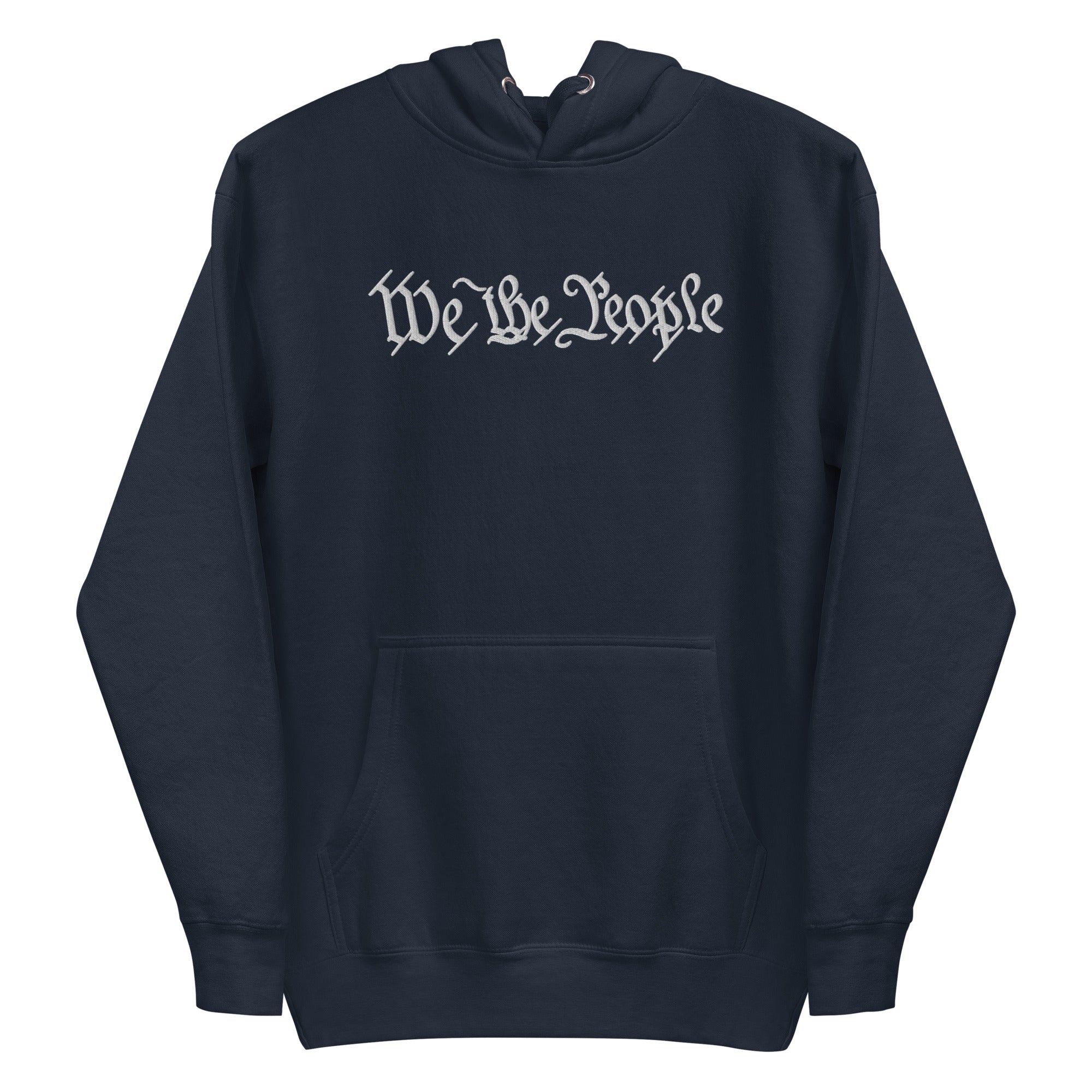 We the People Embroidered Hoodie